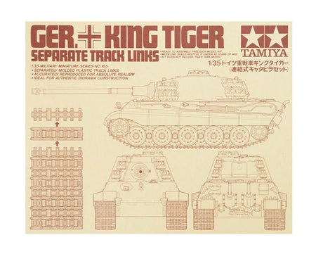 Tamiya Proff. bæltesæt til King Tiger - Tilbehør