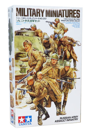 Tamiya Russian army assault infantry sæt - Modelfigur