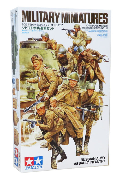 Tamiya Russian army assault infantry sæt - Modelfigur