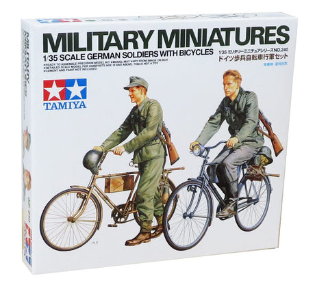 Tamiya German soldiers with bicycles sæt - Modelfigur