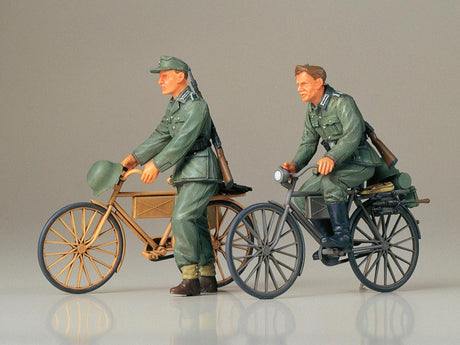 Tamiya German soldiers with bicycles sæt - Modelfigur