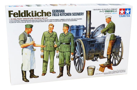 Tamiya German Field Kitchen Scenery - Modelfigurer