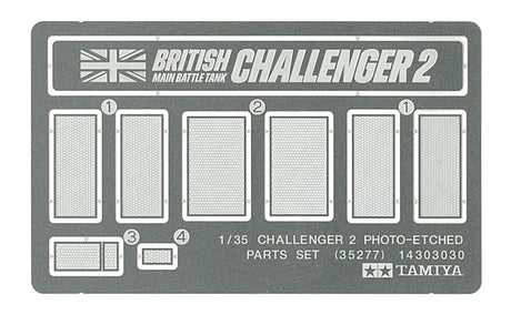Tamiya tilbehørssæt til Britisk Challenger II Metal Set 1:35 - Tilbehør