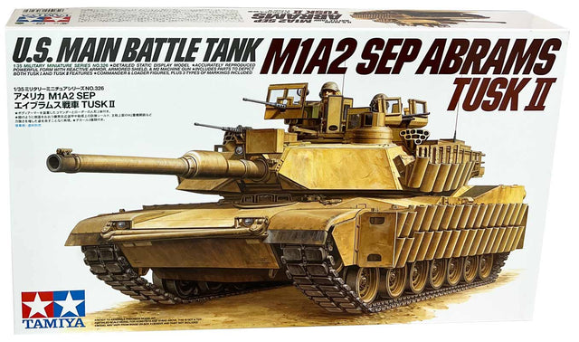 Tamiya U.S Main Battle Tank M1A2 SEP Abrams Tusk II modelkampvogn