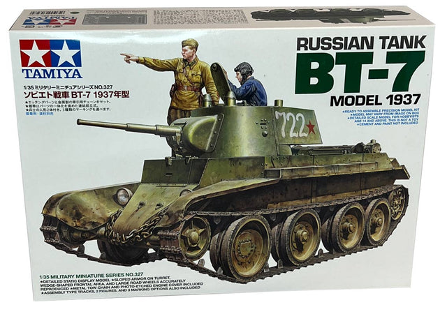 Tamiya Russian BT-7 model 1937 modelkampvogn