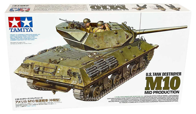 Tamiya U.S. Tank Destroyer M10 modelkampvogn