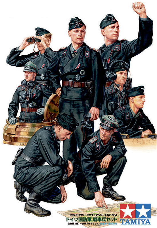 Tamiya Wehrmacht Tank Crew Set modelfigur