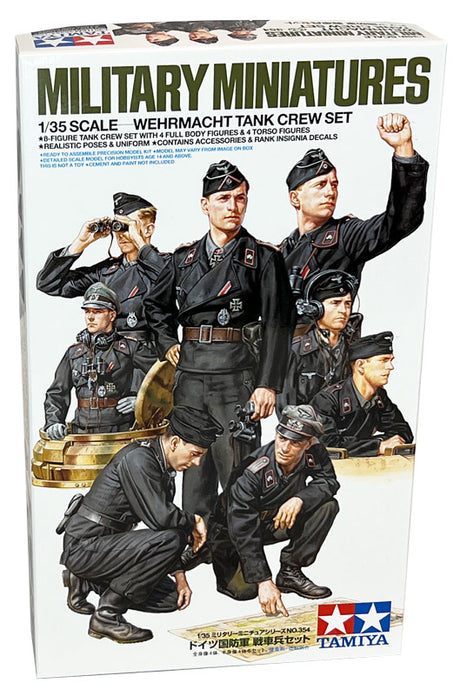 Tamiya Wehrmacht Tank Crew Set modelfigur
