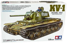 Tamiya Russian Heavy Tank KV-1 Model 1941 modelkampvogn