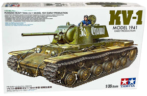 Tamiya Russian Heavy Tank KV-1 Model 1941 modelkampvogn