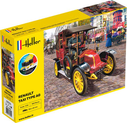 Heller Renault Taxi type AG 1907 - komplet sæt