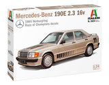 Italeri 1:24 Mercedes-Benz 190E 2.3 16v - Modelbil