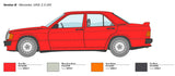 Italeri 1:24 Mercedes-Benz 190E 2.3 16v - Modelbil