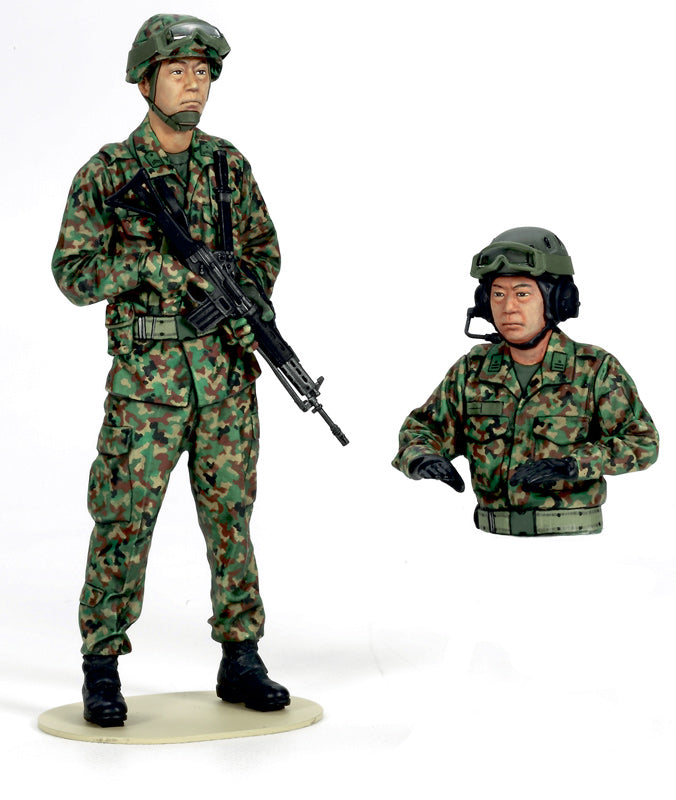 Tamiya Japan Ground Self Defence Force Tank Crew sæt modelfigur