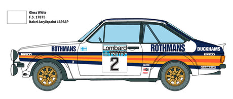 Italeri Ford Escort RS1800 MK. II Lombard RAC Rally - 1:24