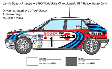 Italeri Lancia HF Integrale- 1:24