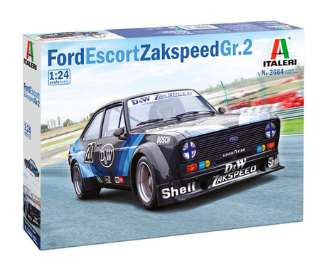 Italeri 1:24 Ford Escort Zakspeed Gr.2 - Modelbil