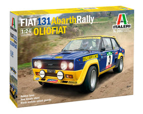 Italeri 1:24 Fiat 131 Abarth Rally OLIO FIAT - Modelbil