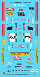 Italeri 1:24 Fiat 131 Abarth Rally OLIO FIAT - Modelbil