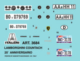 Italeri Lamborghini Countach 25th Anniversary - 1:24