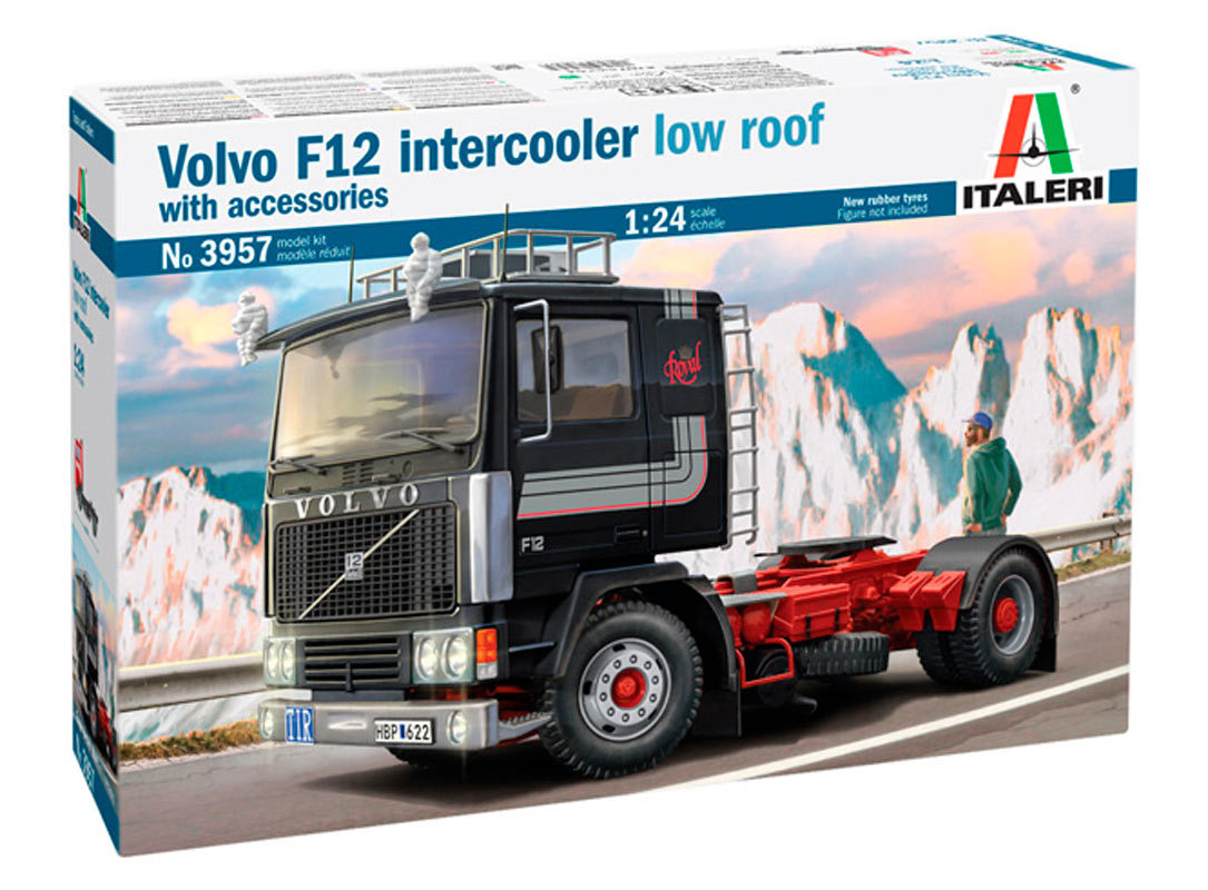 Italeri 1:24 Volvo F12 Intercooler m. tilbehør - Modellastbil