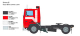 Italeri 1:24 Volvo F12 Intercooler m. tilbehør - Modellastbil