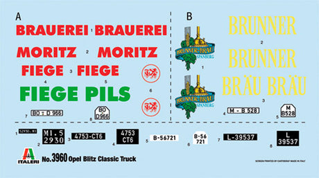 Italeri 1:24 Opel Blitz classic truck - Modelbil
