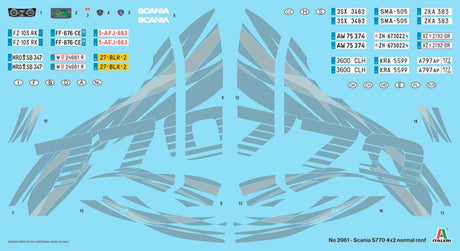 Italeri 1:24 Scania S770 4x2 normal roof limited edition - Modellastbil
