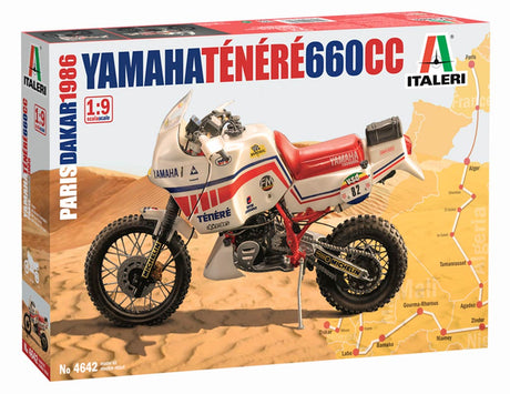 Italeri Yamaha Tenere 660 cc 1986 Paris Dakar - 1:9