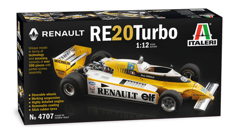 Italeri 1:12 Renault RE 20 Turbo - Modelbil