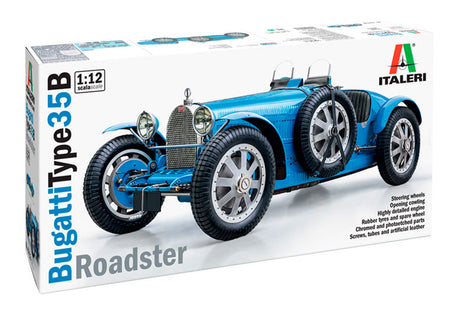 Italeri 1:12 Bugatti Type 35B Roadster - Modelbil