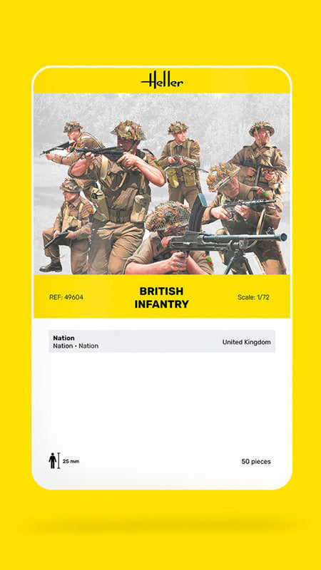 Heller Infanterie Britannique - Modelfigur 1:72