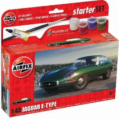 Airfix Jaguar E-Type Byggesæt – Lille Startersæt 1:43