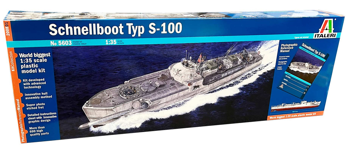 Italeri 1:35 Schnellboot TYP S-100