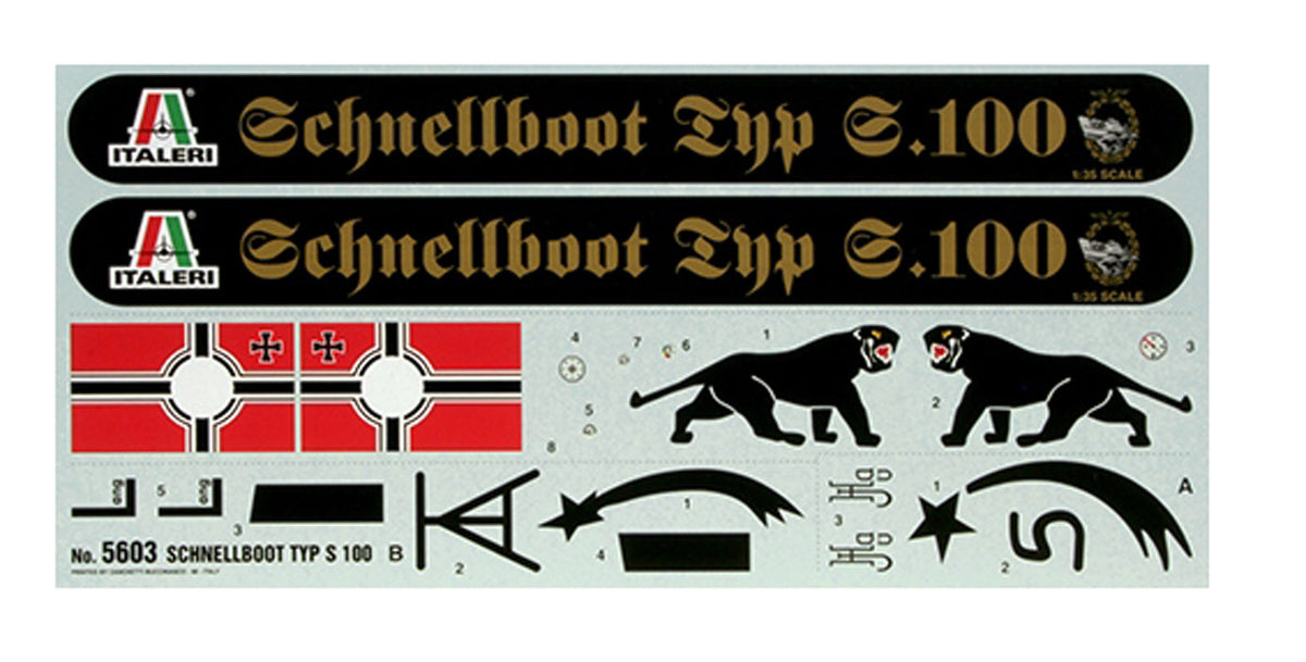 Italeri 1:35 Schnellboot TYP S-100