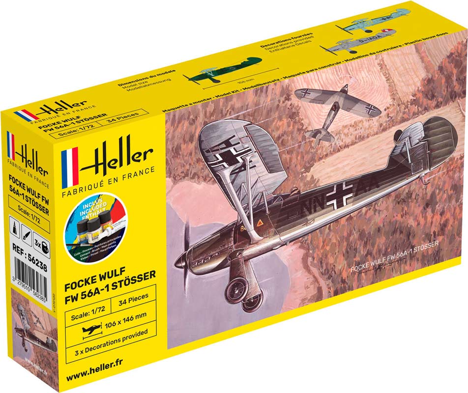 Heller Focke Wulf FW 56A-1 Strösser 1:72 start kit