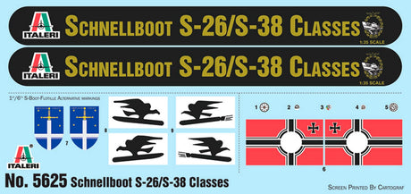 Italeri 1:35 Schnellboot S-26/S-38 - Modelskib