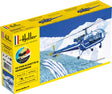 Heller SA 316B Alouette III Gendarmerie - komplet sæt