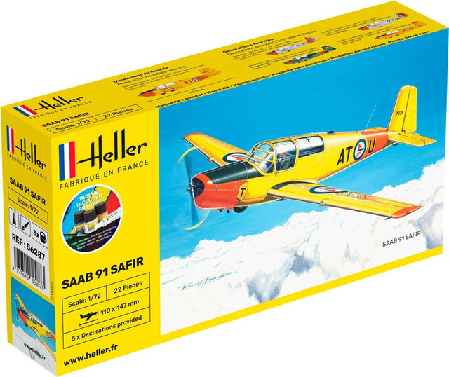 Heller Saab 91 Safir - start kit