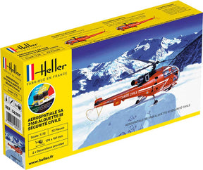 Heller Aerospatiale SA 316B Alouette III helikopter - komplet sæt