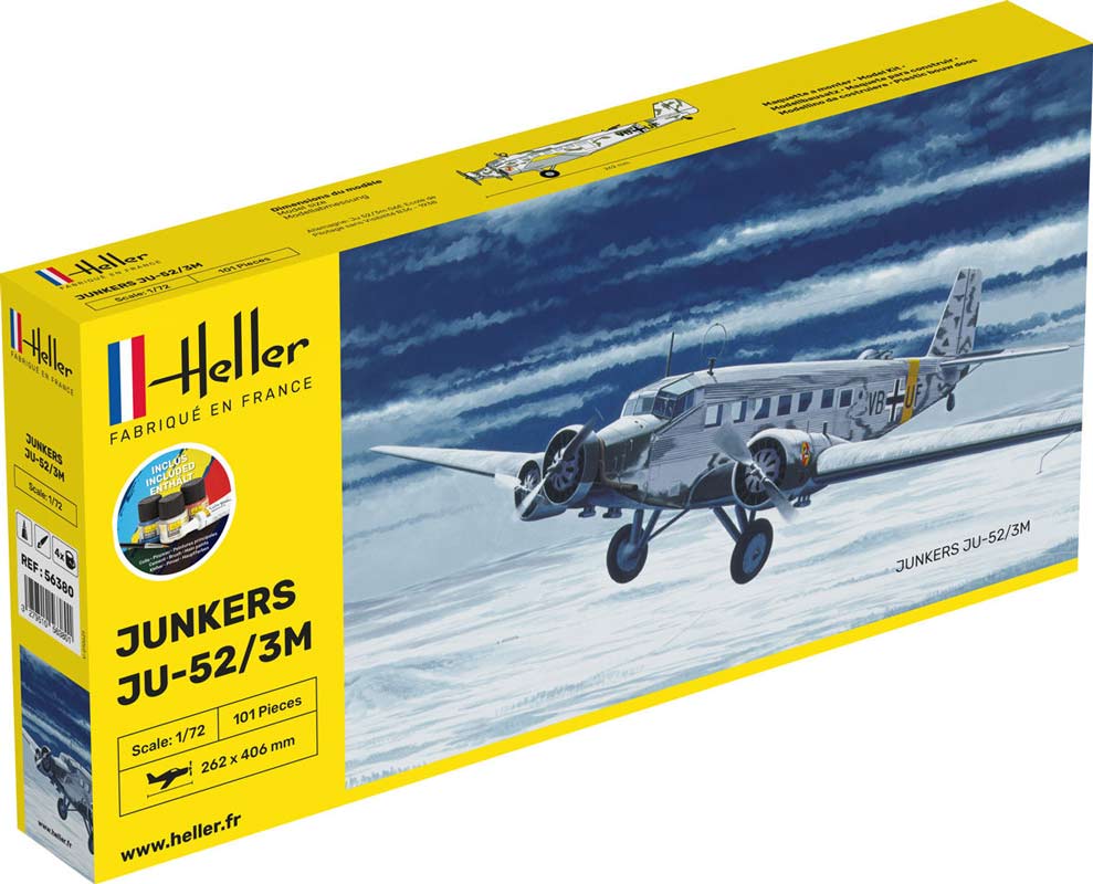 Heller Junkers JU-52/3m 1:72 - start kit