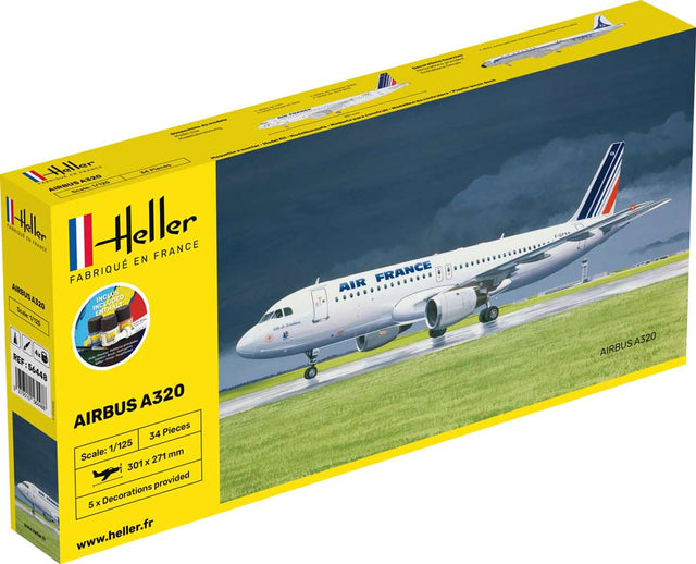 Heller Air France Airbus A320 - komplet sæt