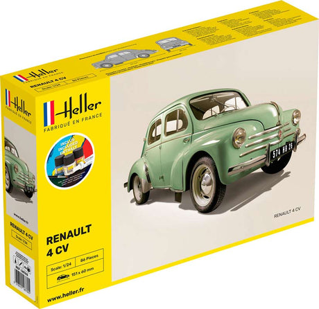Heller Renault 4cv 1954 - komplet sæt