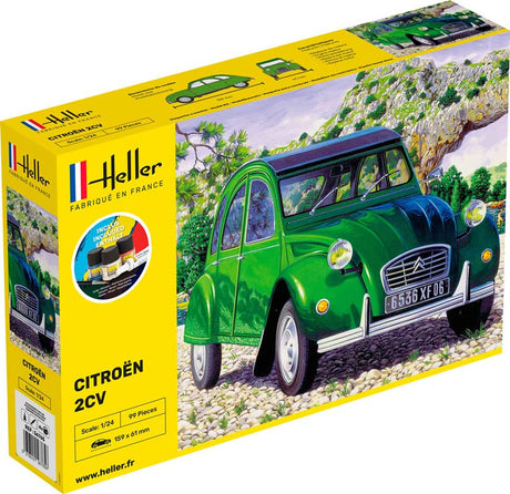 Heller Citroën 2CV 1980 - komplet sæt
