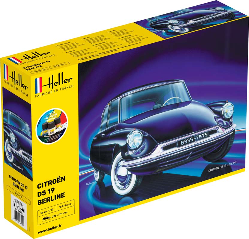 Citroën DS 19 berline 1:16 - start kit