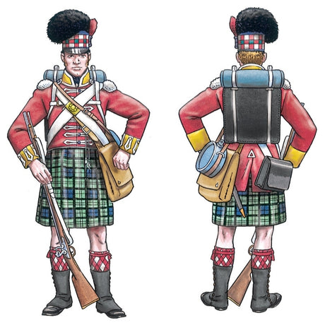 Italeri 50 stks 1:72 Highlander Infantry - 1:72 Modelsoldater
