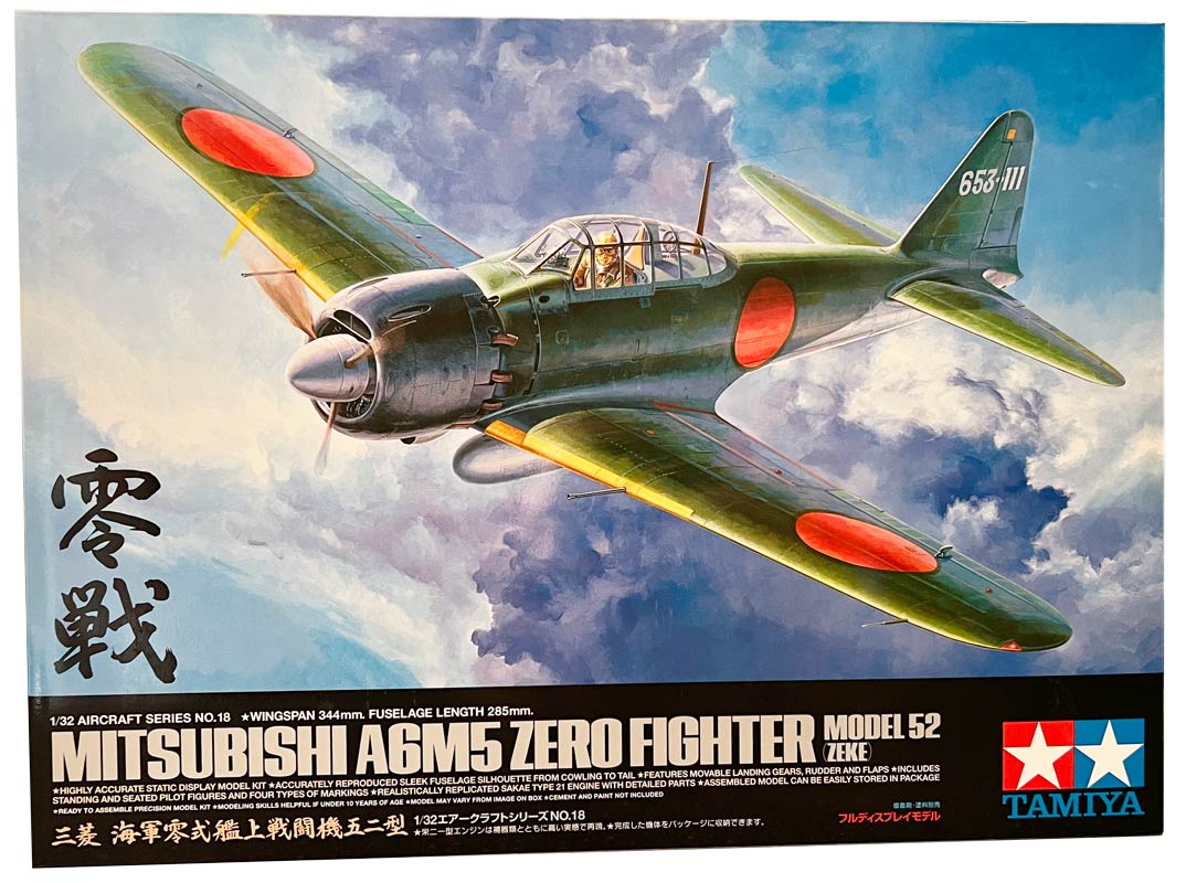 Tamiya Mitsubishi A6M5 Zero Fighter Model 52 "Zeke" modelfly