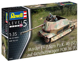 Revell Marder I on FCM 36 base modelkampvogn
