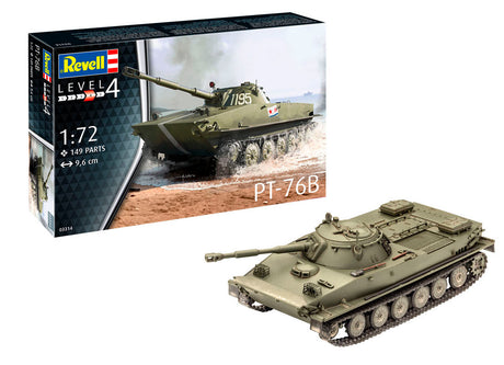 Revell PT-76B modelkampvogn
