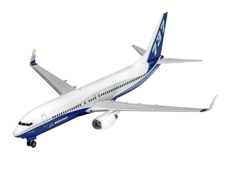 Revell Set Boeing 737-800 - 1:288 - Med lim og maling
